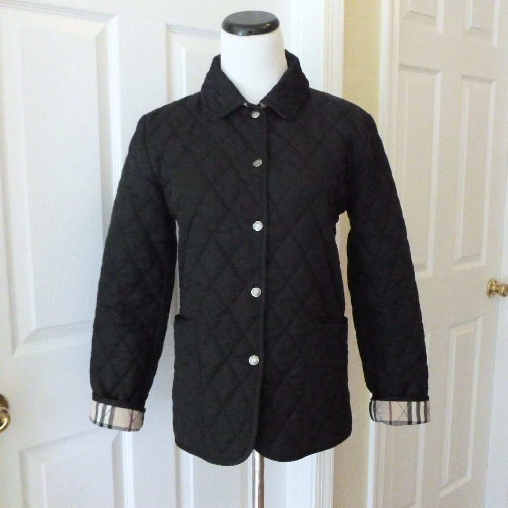 Burberry Black Quilted Jacket